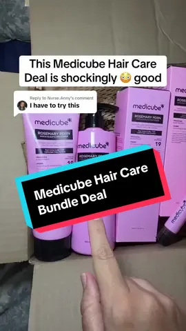This Medicube Hair Care Deal is shockingly 😳 good Reply to Nurse.Anny's comment I… TikTok video