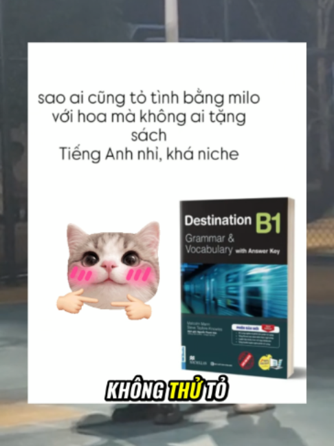 Why does everyone confess with milo and flowers but no one gives English books,… TikTok video