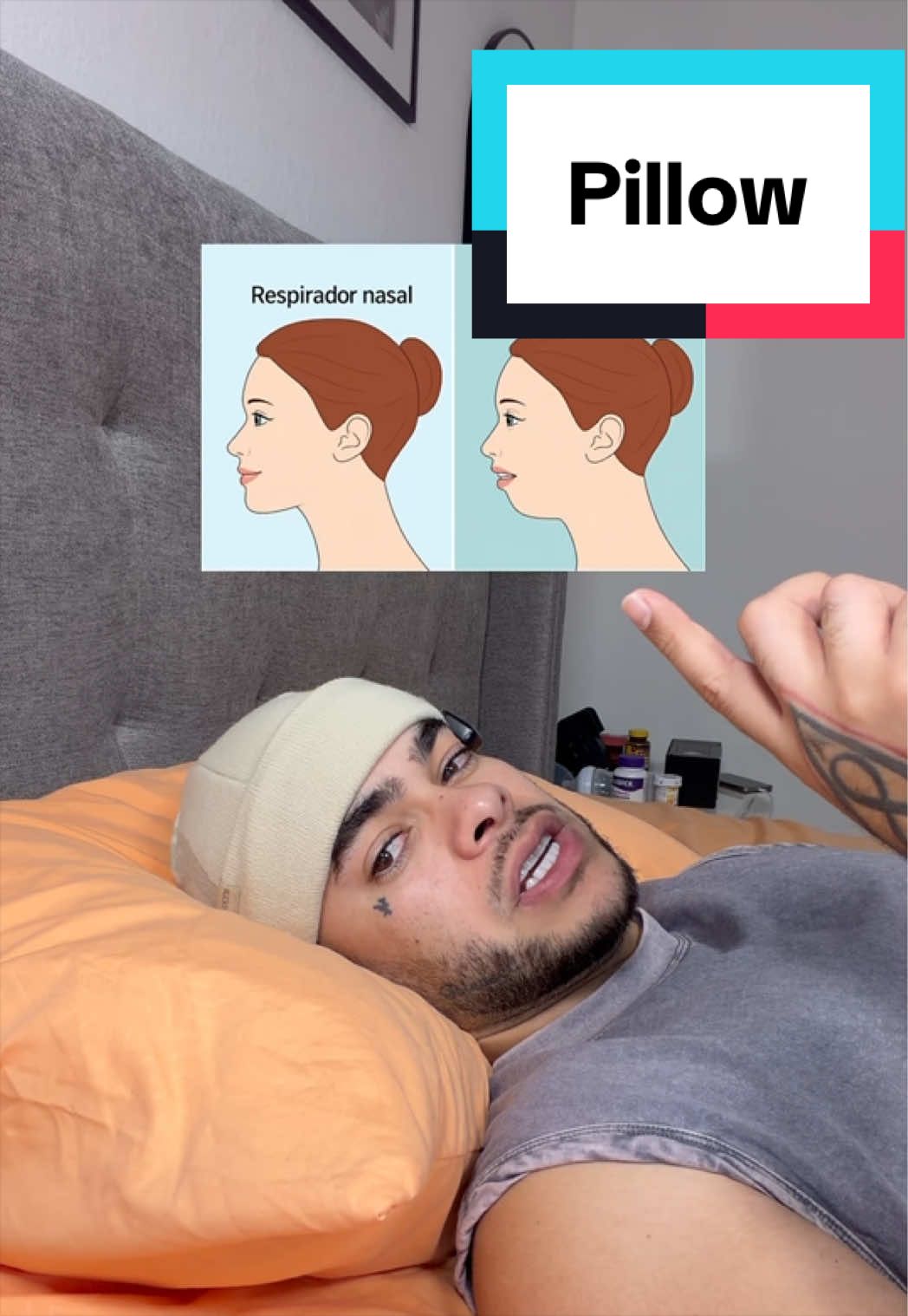 Mike Tyson slept like this, that's why his neck looked like that. TikTok video