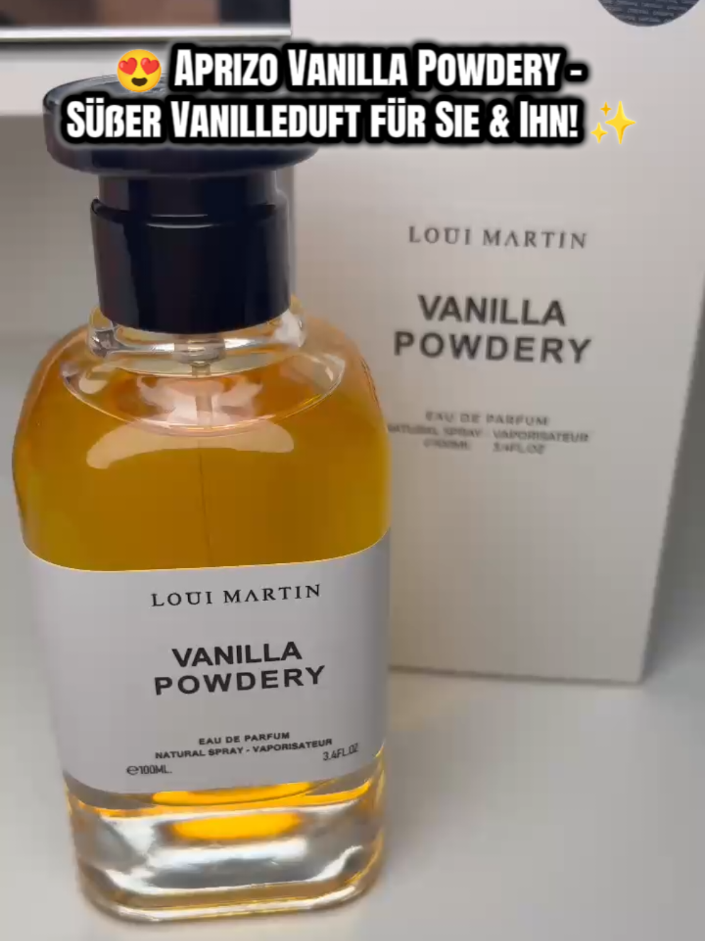 😍 Aprizo Vanilla Powdery - SWEET VANILLA SCENT FOR HER & HIM! TikTok video