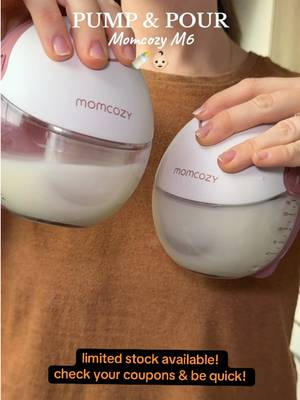 PUMP & POUR Momcozy M6 limited stock available! TikTok video