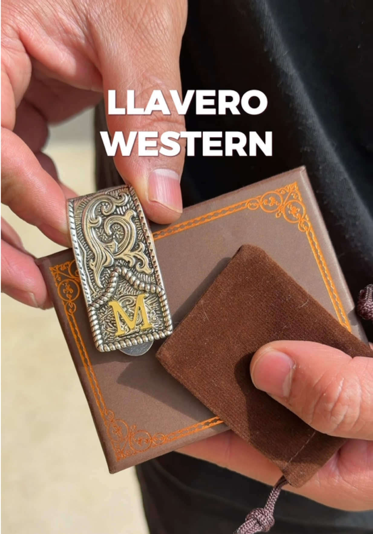 WESTERN KEYCHAIN, POV: You give your initial to your partner so they can carry it… TikTok video