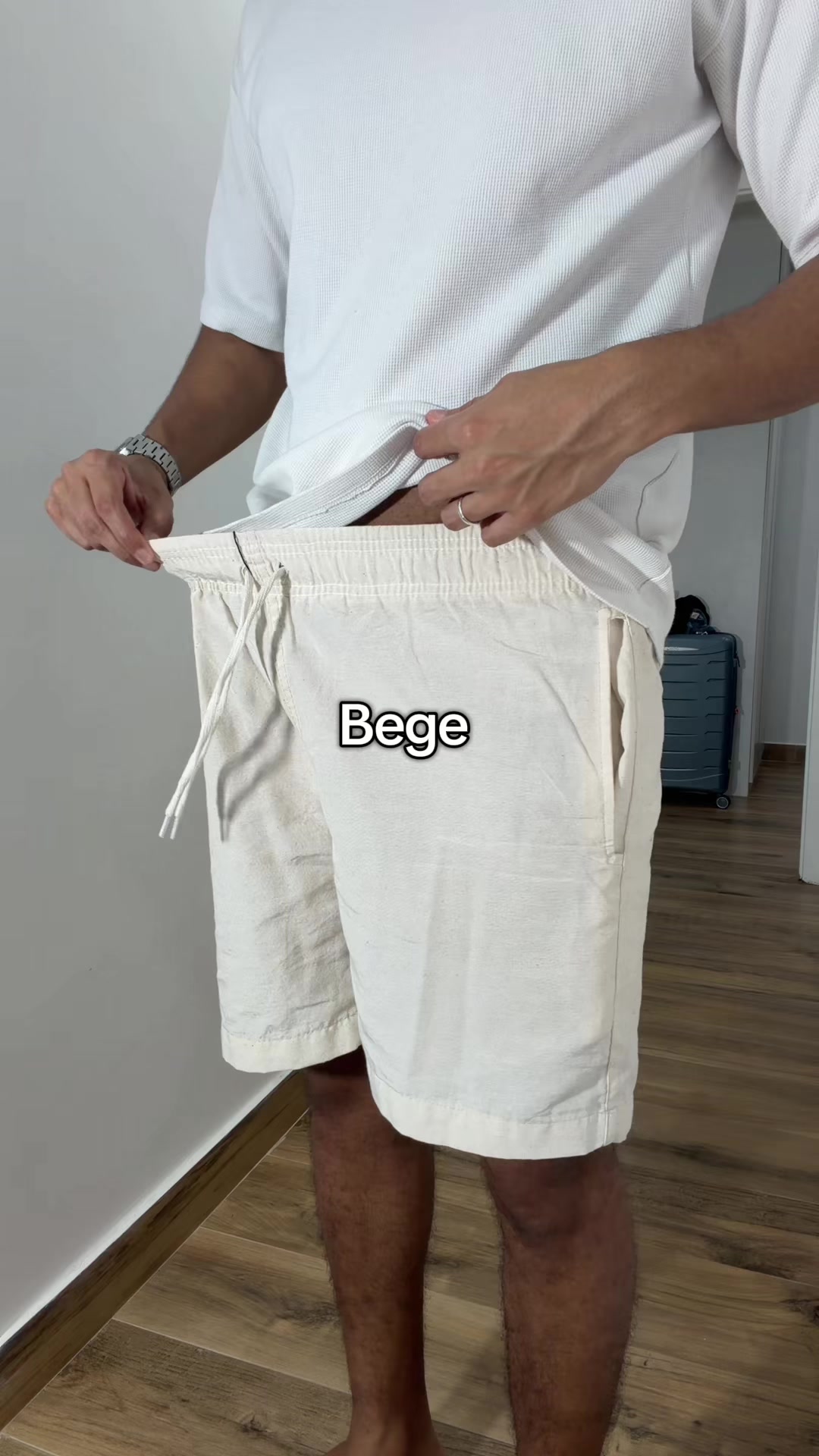 Beige, black, blue, you get three pairs of shorts for the price of one. TikTok video