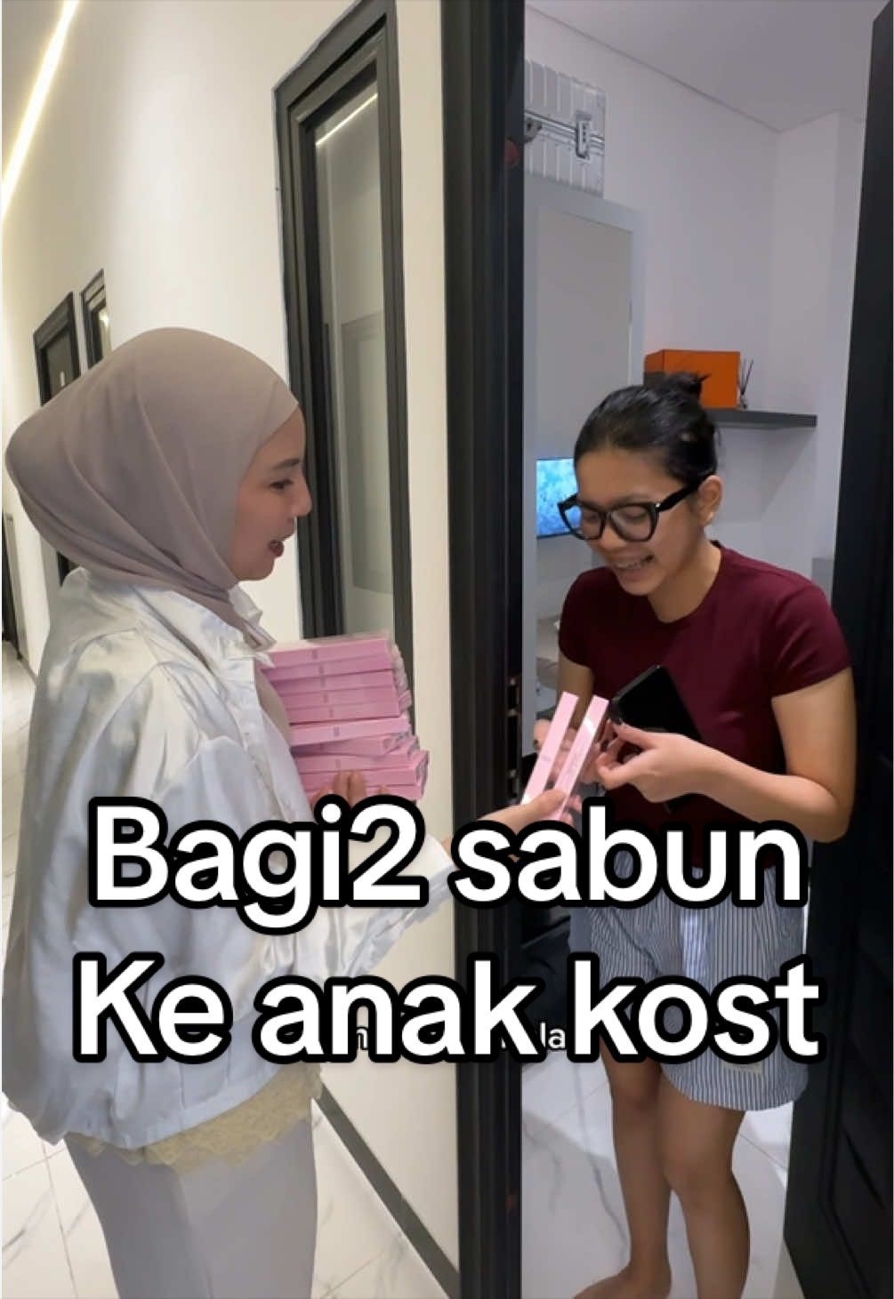 Preparing soaps as many as this for boarding kids TikTok video