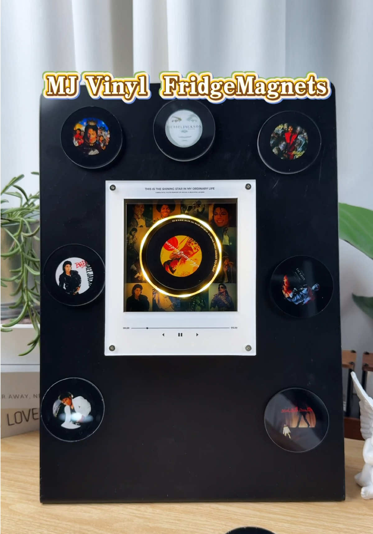 MJ Vinyl FridgeMagnets DON'T show this to MJ fan TikTok video
