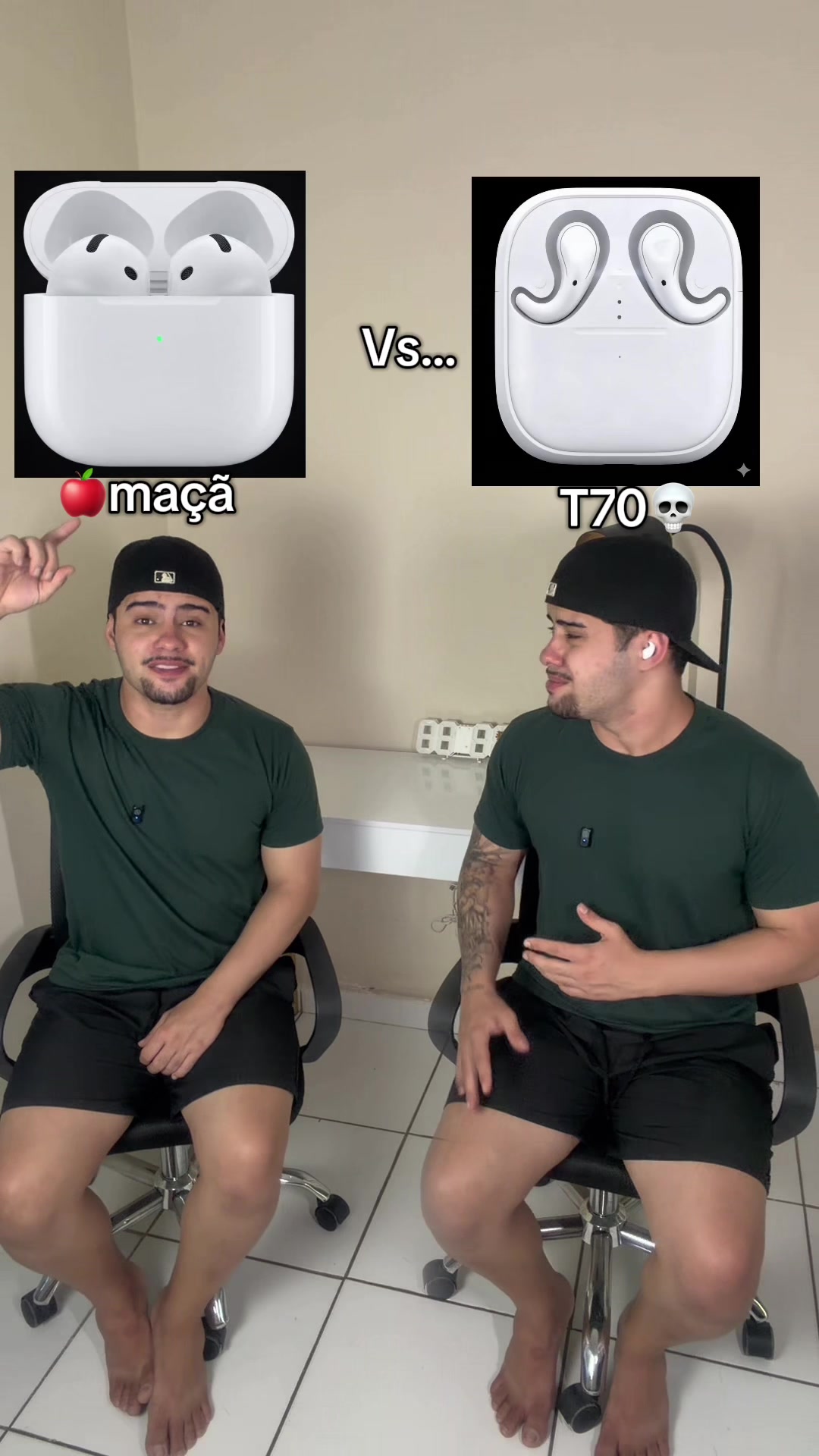 Apple earbuds vs... TikTok video