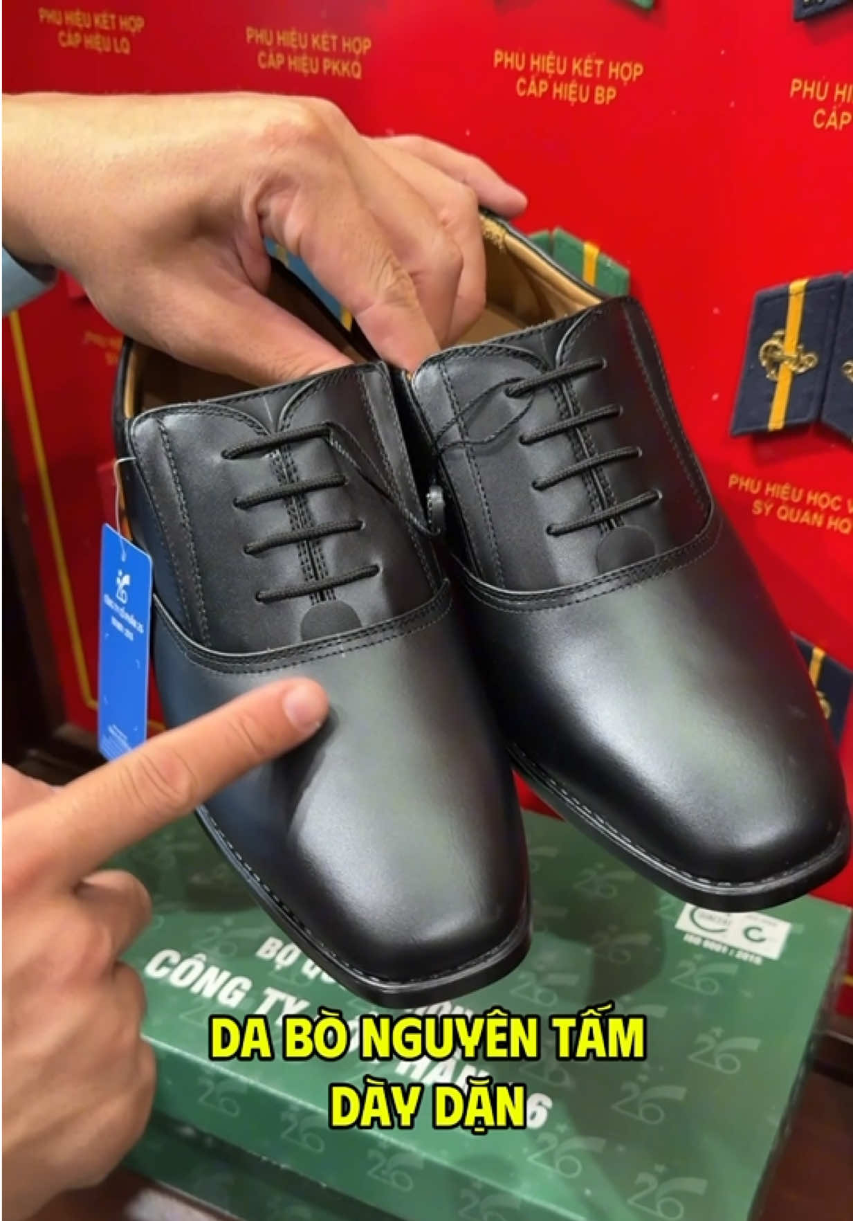 This gold-soled military officer-style leather shoe, produced by No.26 Joint Stock… TikTok video