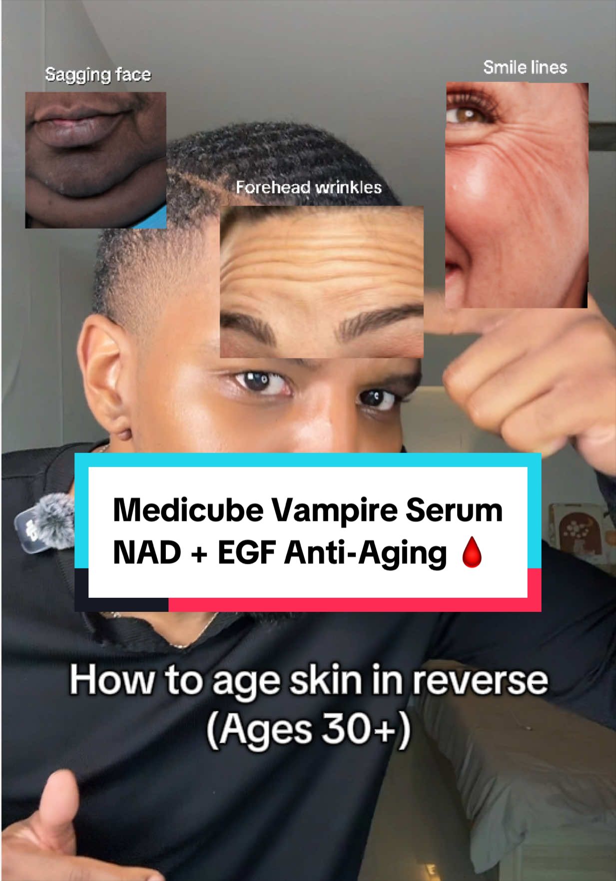 How to age skin in reverse (Ages 30+) TikTok video