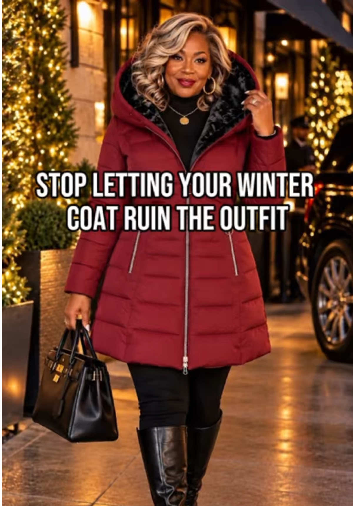 STOP LETTING YOUR WINTER COAT RUIN THE OUTFIT SIZES S-5XL TikTok video