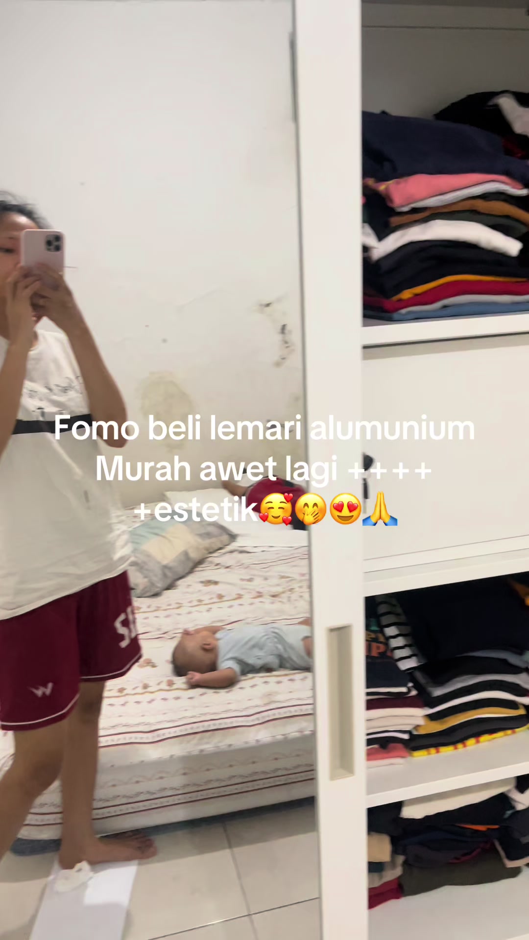Can't help but buy this aluminum wardrobe, it is cheap, durable, and very aesthetic… TikTok video