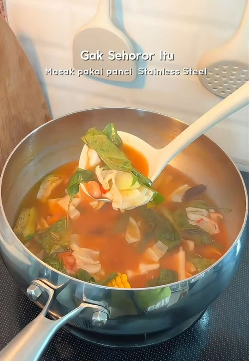 It's not that scary cooking with stainless steel pot TikTok video