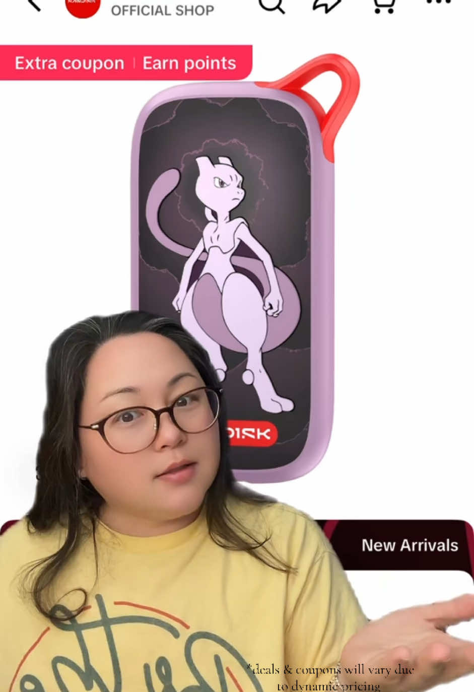 *deals & coupons will vary due to dynamic pricing TikTok video