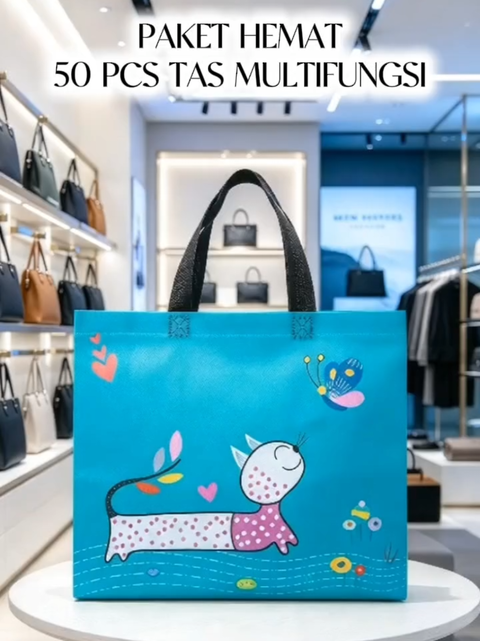 PAKET HEMAT 50 PCS TAS MULTIFUNGSI TikTok video