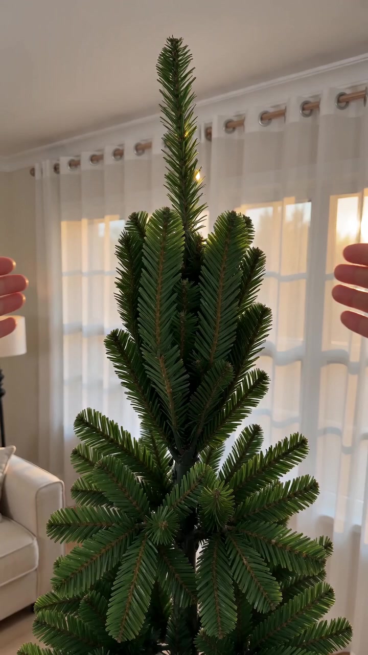Decorating the tree used to be a hassle. TikTok video