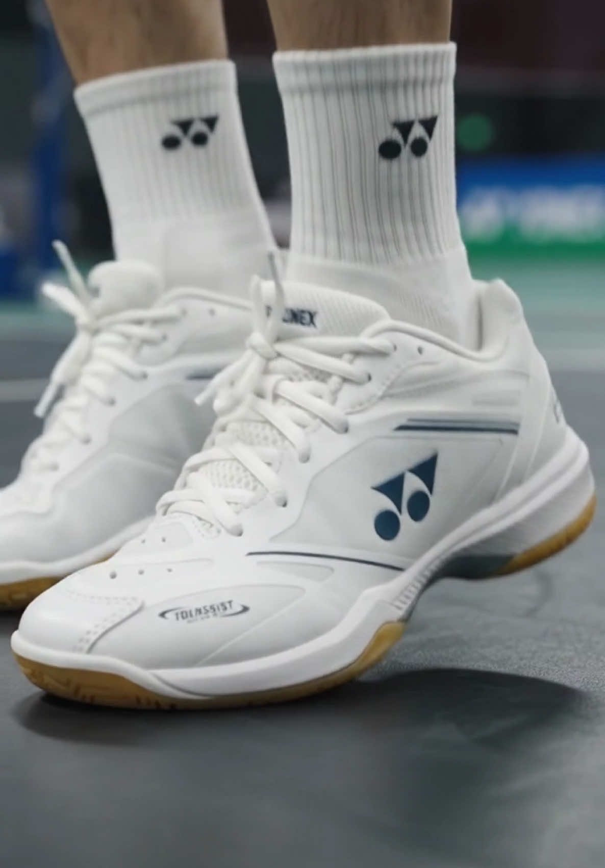 Previously, landing after a smash hurt the heel, but now the cushioning makes… TikTok video