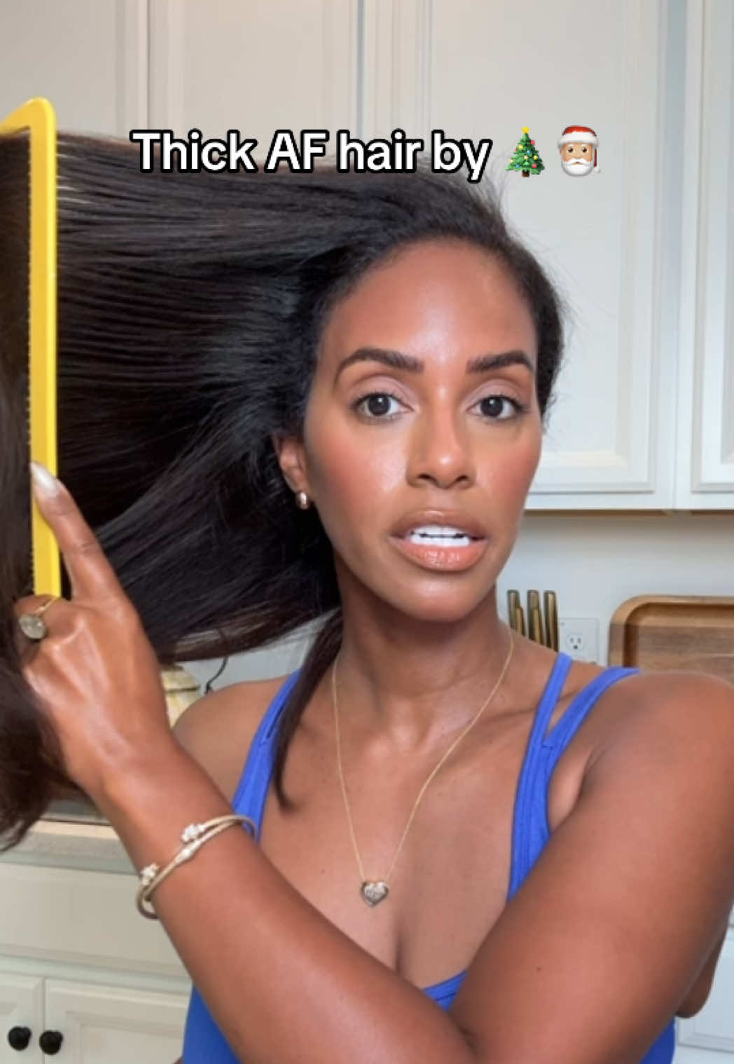 In case Shanaynay never told you how to get your hair thicker than a Snicker, first… TikTok video