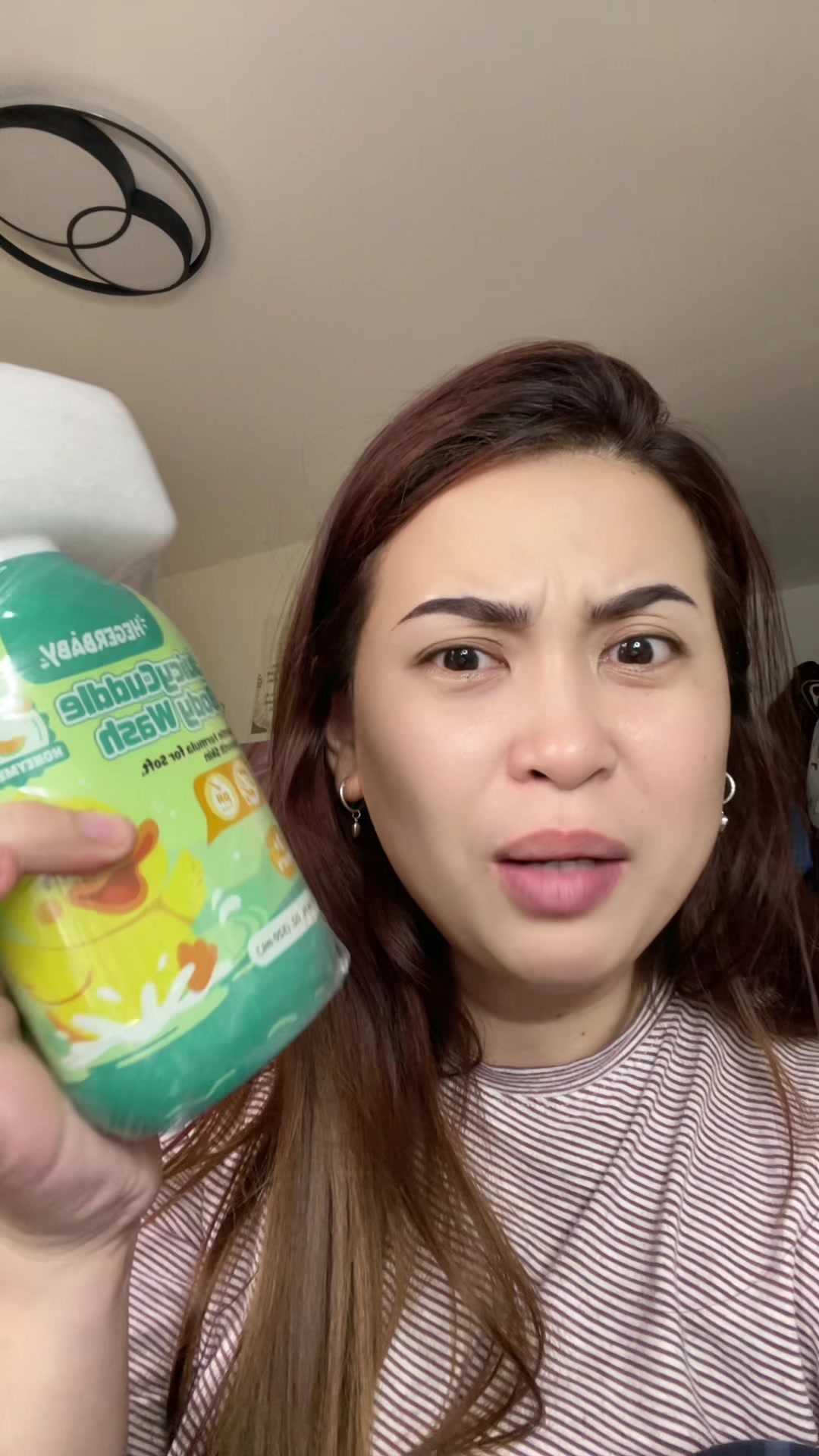My kid's body wash smells way better, it has a strong melon scent. TikTok video