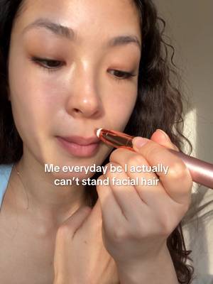 Me everyday bc I actually can't stand facial hair TikTok video