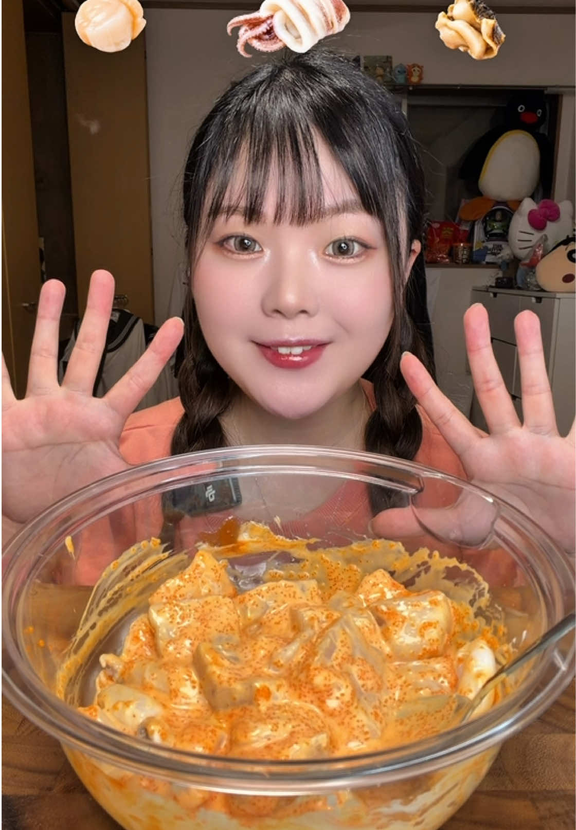 Made the best seafood salad with the best seafood / Mix mix!! TikTok video