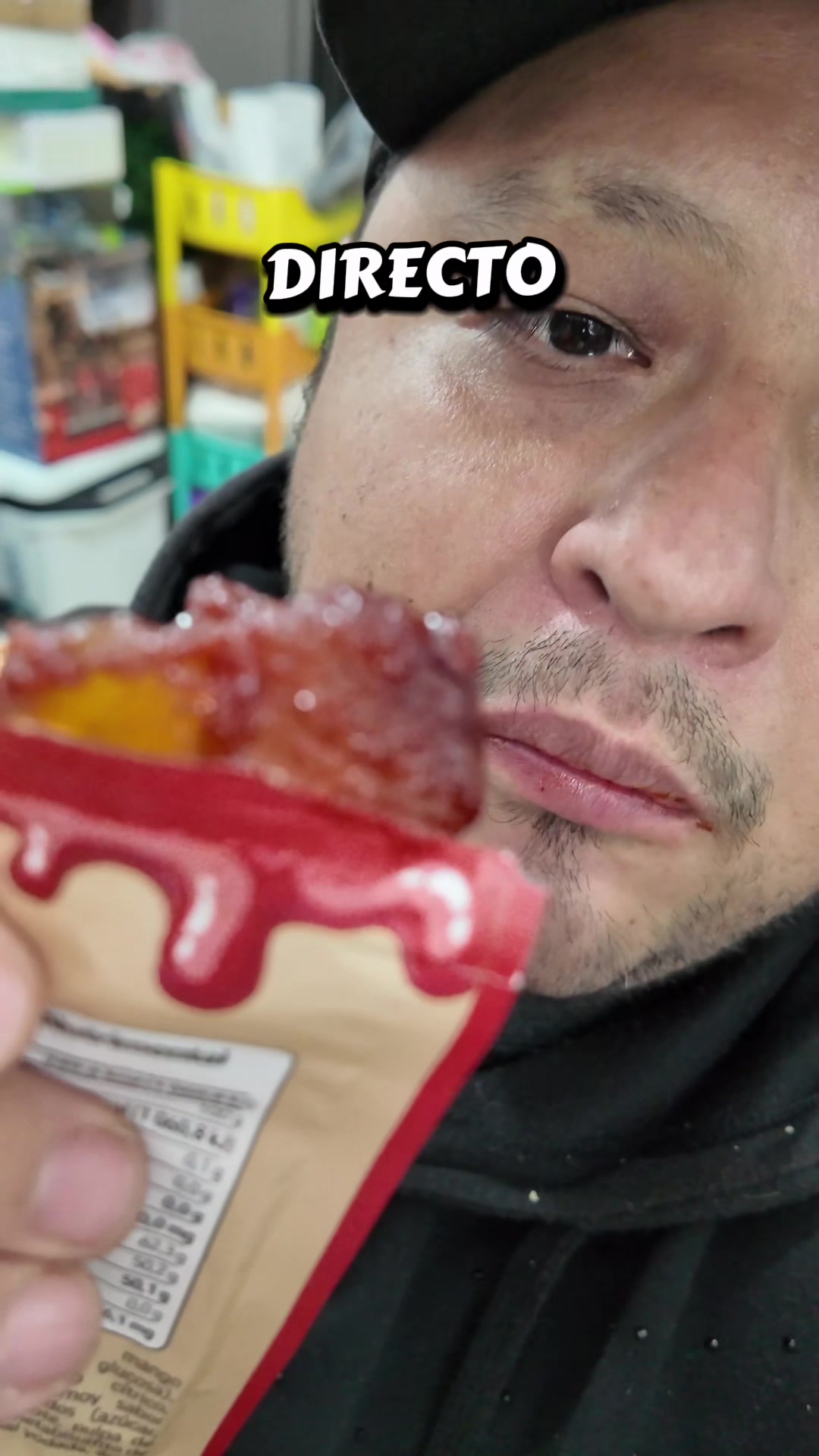 NEW GUMMIES COVERED IN CHAMOY TAMARIND MANGO TikTok video