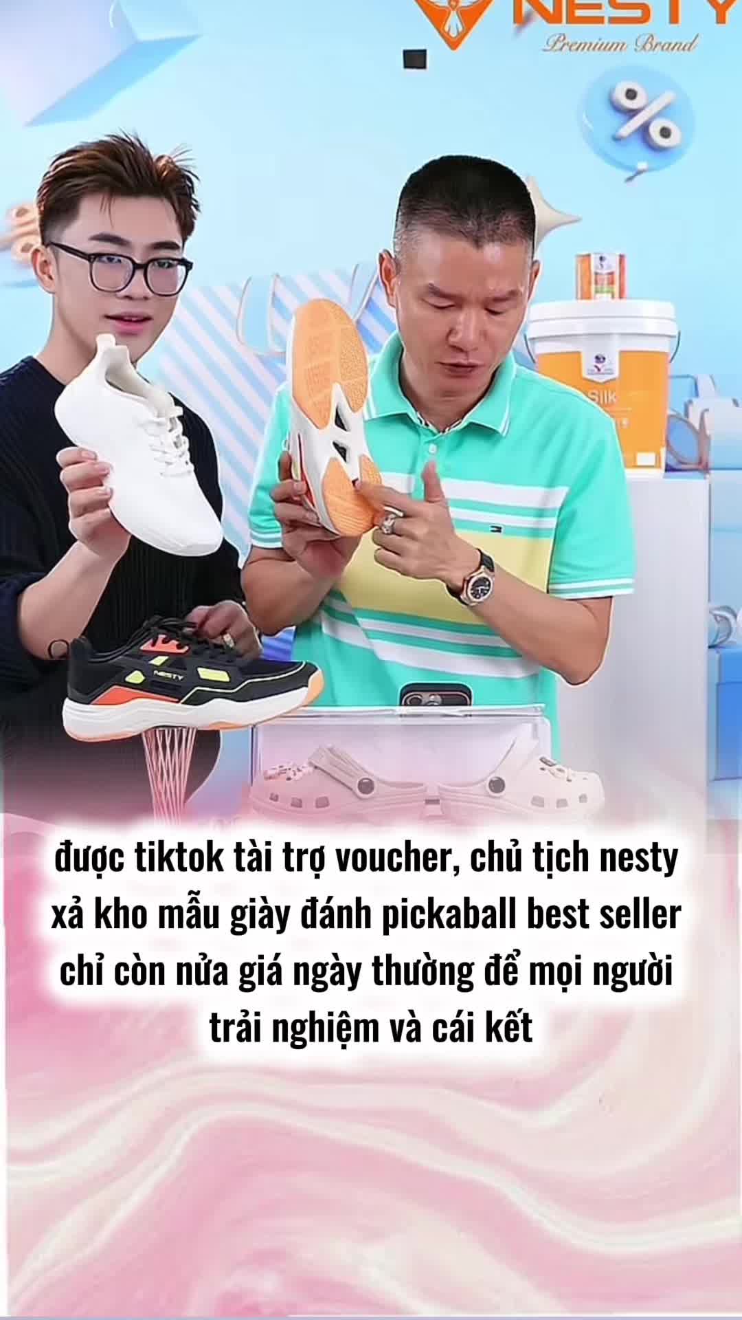 Tiktok sponsored voucher, nesty president clears stock of best seller pickleball… TikTok video