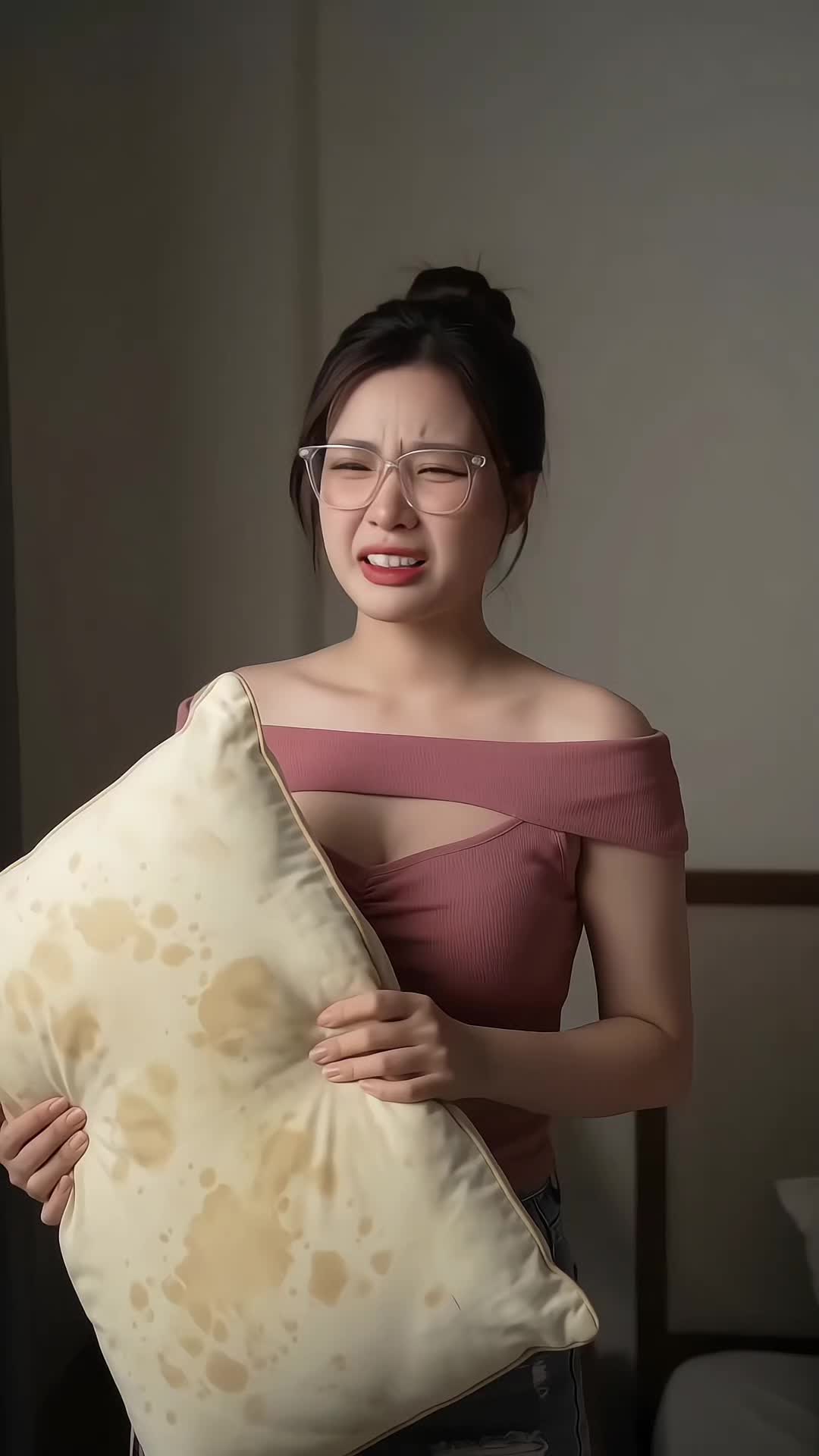 Pillows are not expensive at all, yet you wait until they turn yellow and get moldy… TikTok video