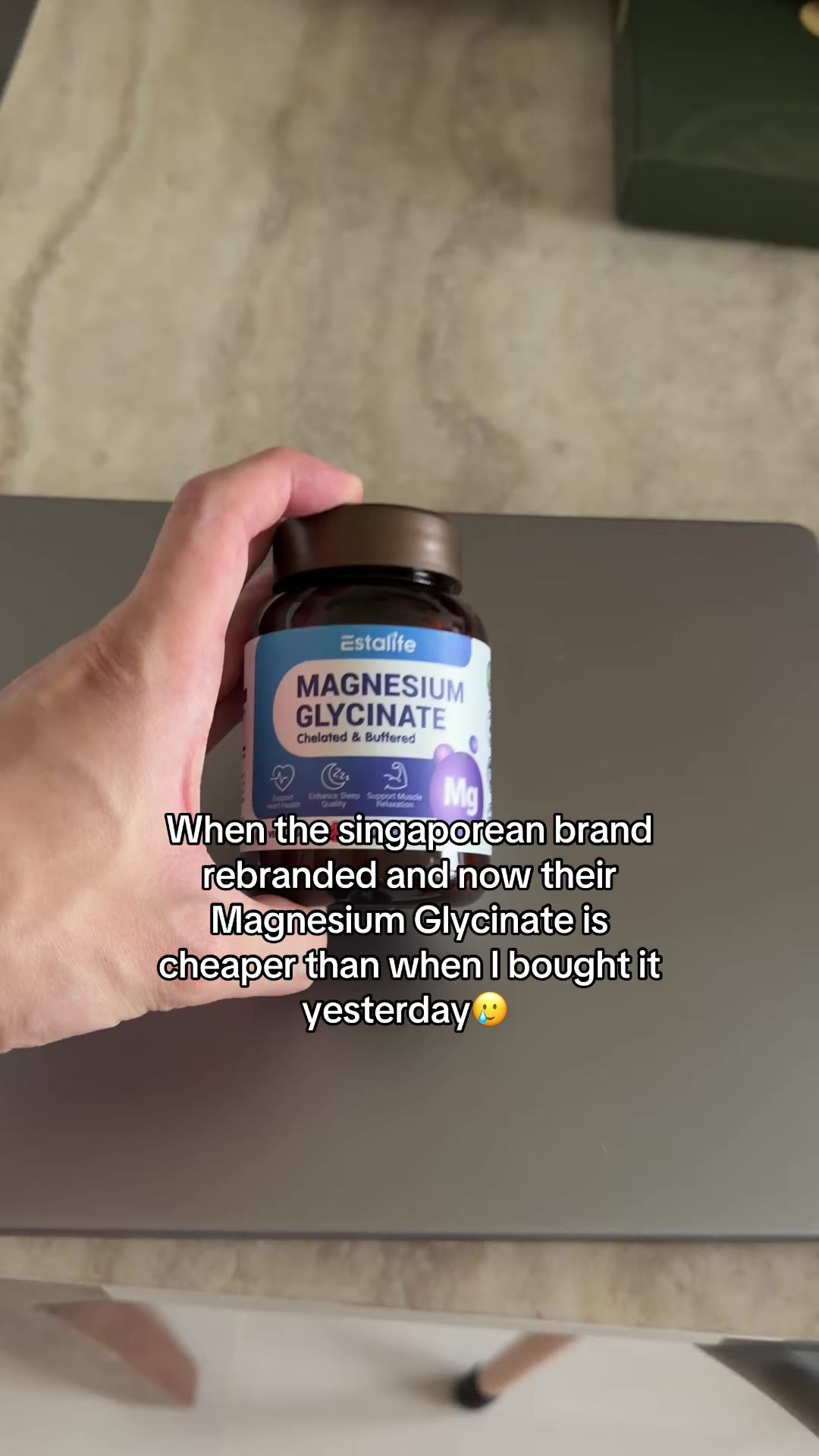 When the singaporean brand rebranded and now their Magnesium Glycinate is cheaper… TikTok video