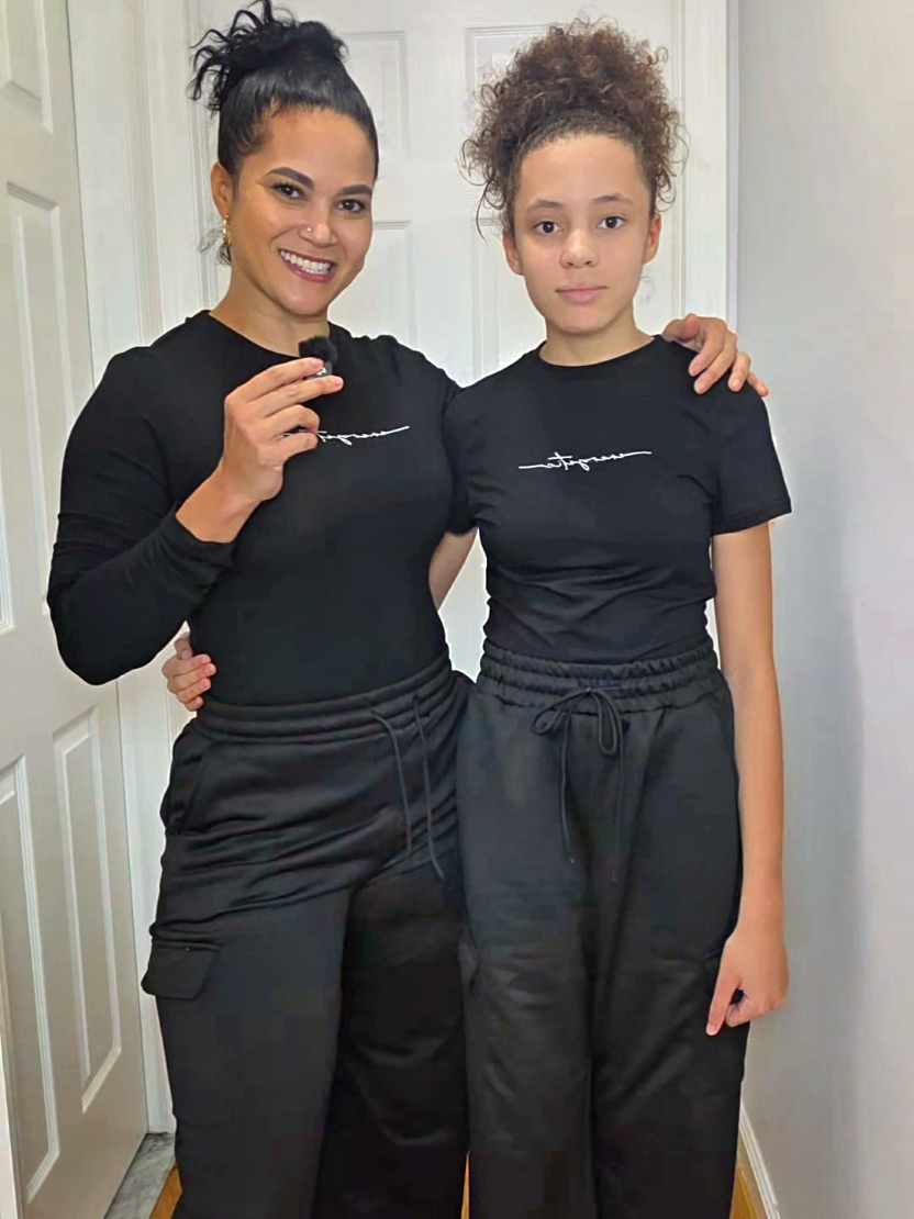 This is my 11-year-old daughter, she is 5'4" and almost my height. TikTok video