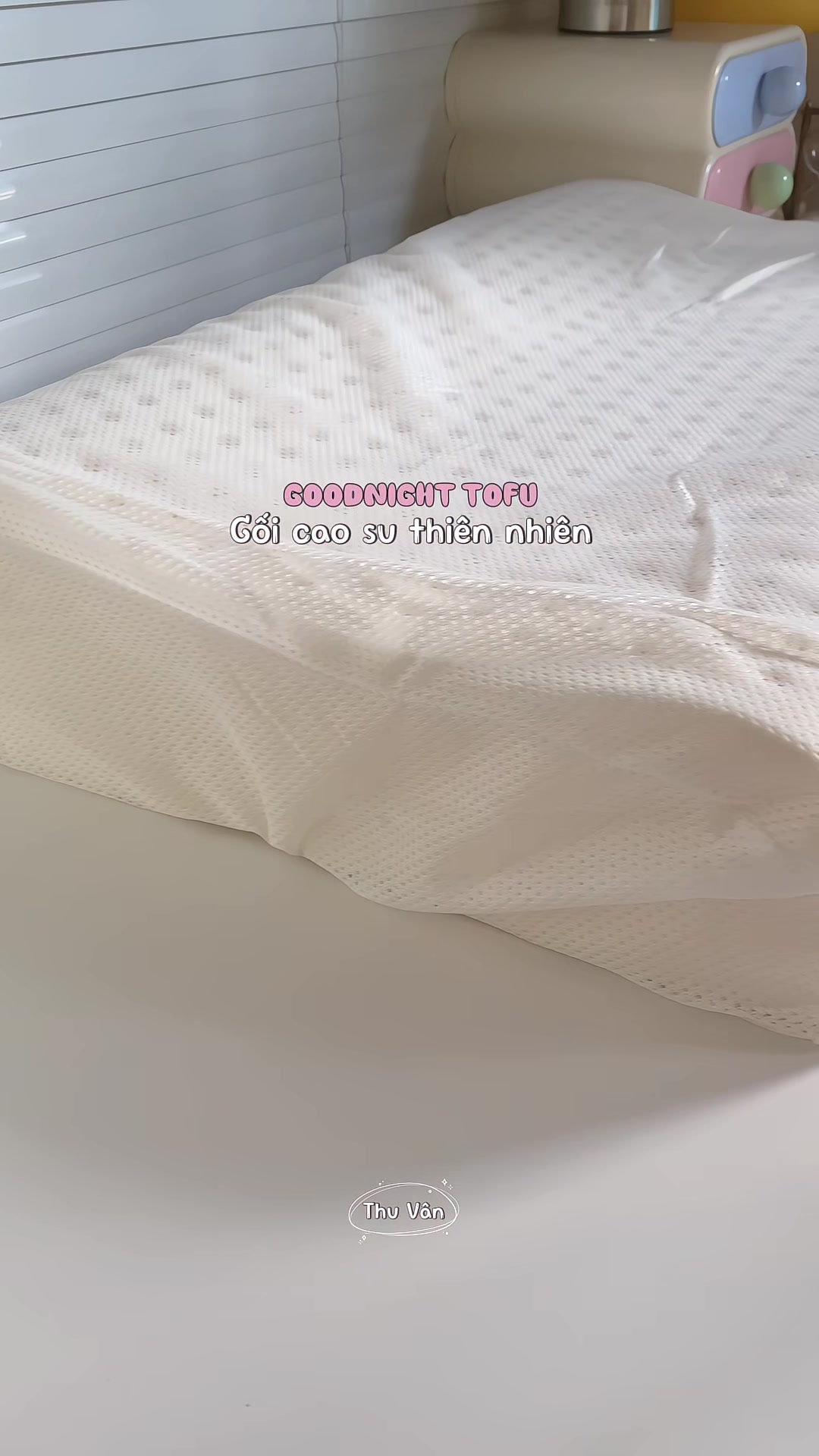 If I had known about this Goodnight Tofu ergonomic natural latex pillow earlier, my… TikTok video