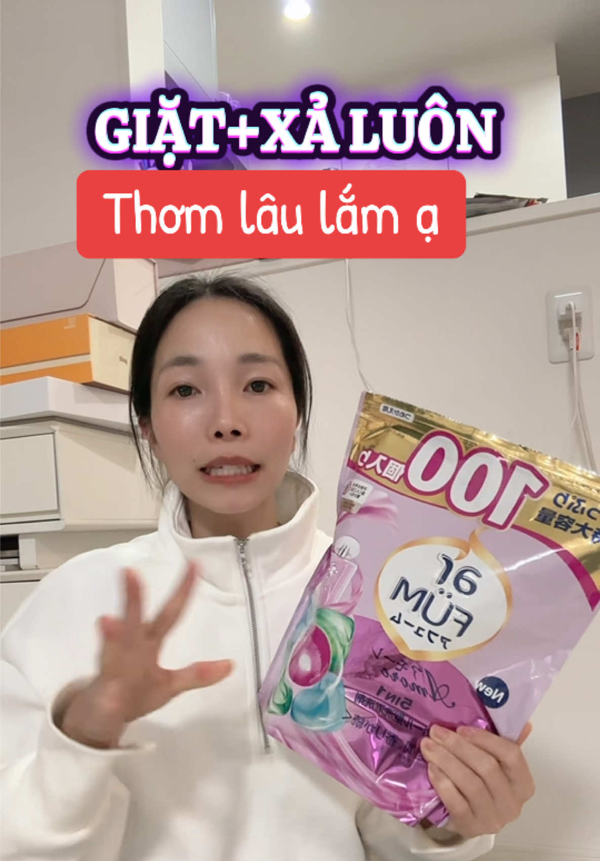 WASH+RINSE AT ONCE Very long lasting fragrance TikTok video