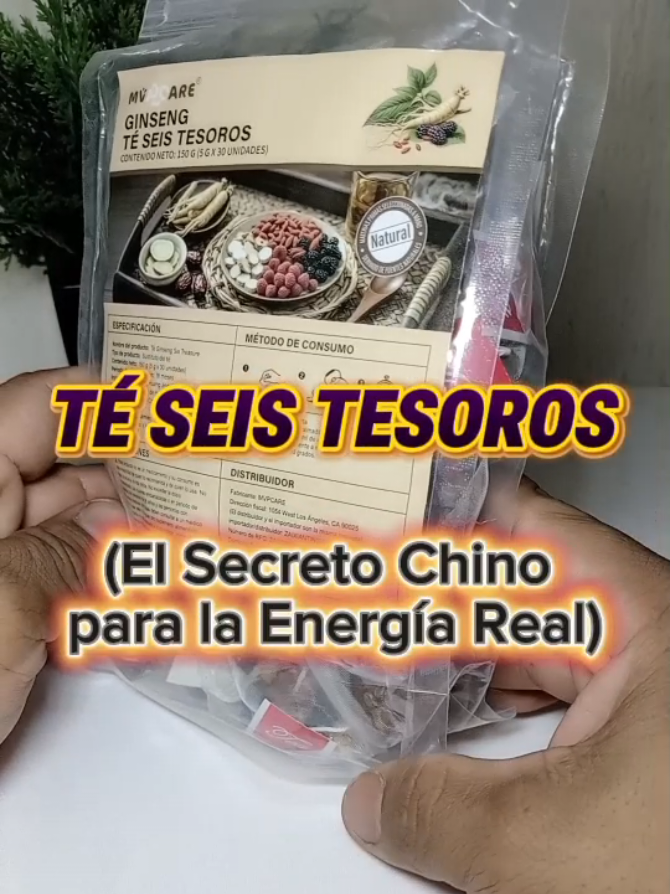 SIX TREASURES TEA (The Chinese Secret for Real Energy) TikTok video