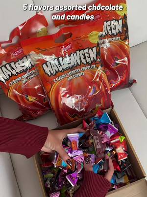 I bought a huge amount of assorted mini Momom chocolates specifically for trick or… TikTok video