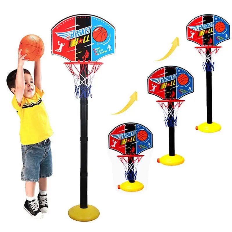 Adjustable Mini Basketball Hoop Toy for Toddlers and Children, New in Box