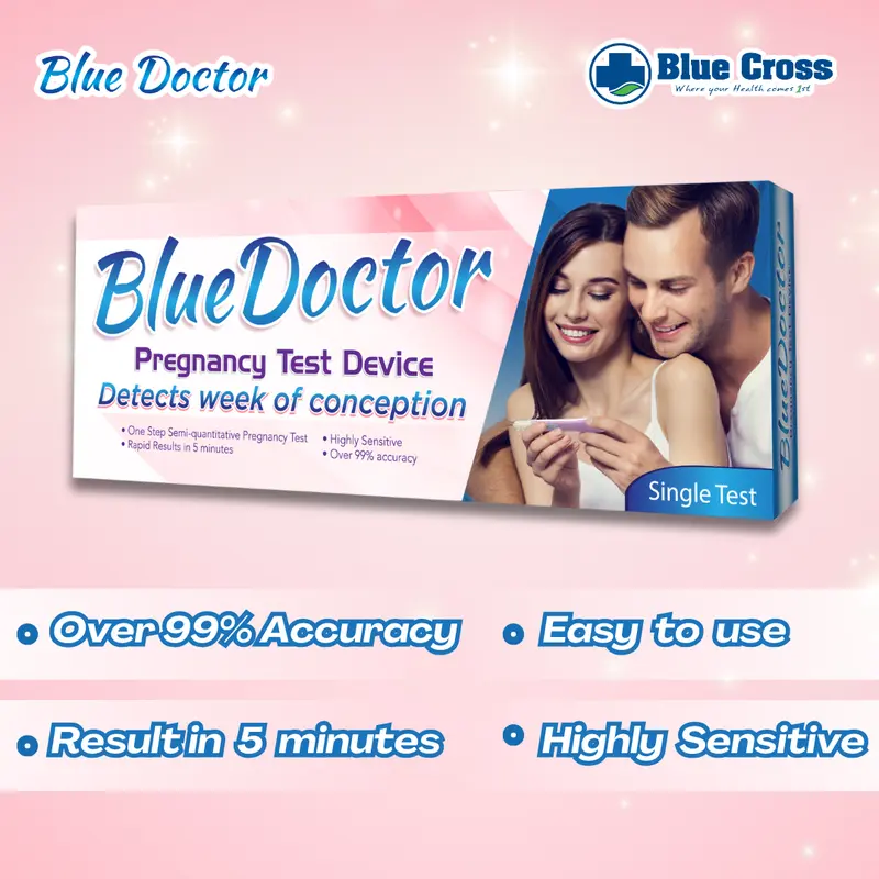 Blue Doctor Pregnancy Test  (detects week of conception)
