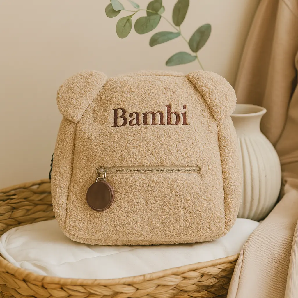 The Bear Backpack Bag Personalised