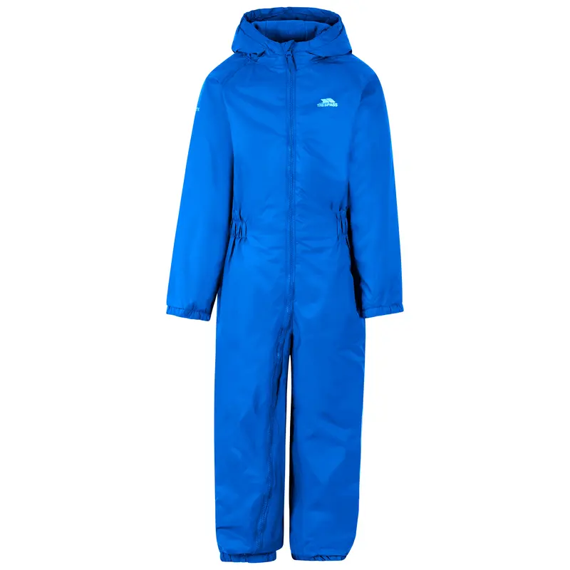 Trespass Dripdrop Unisex Kids' Full-Length Waterproof Rain Suit with Zip