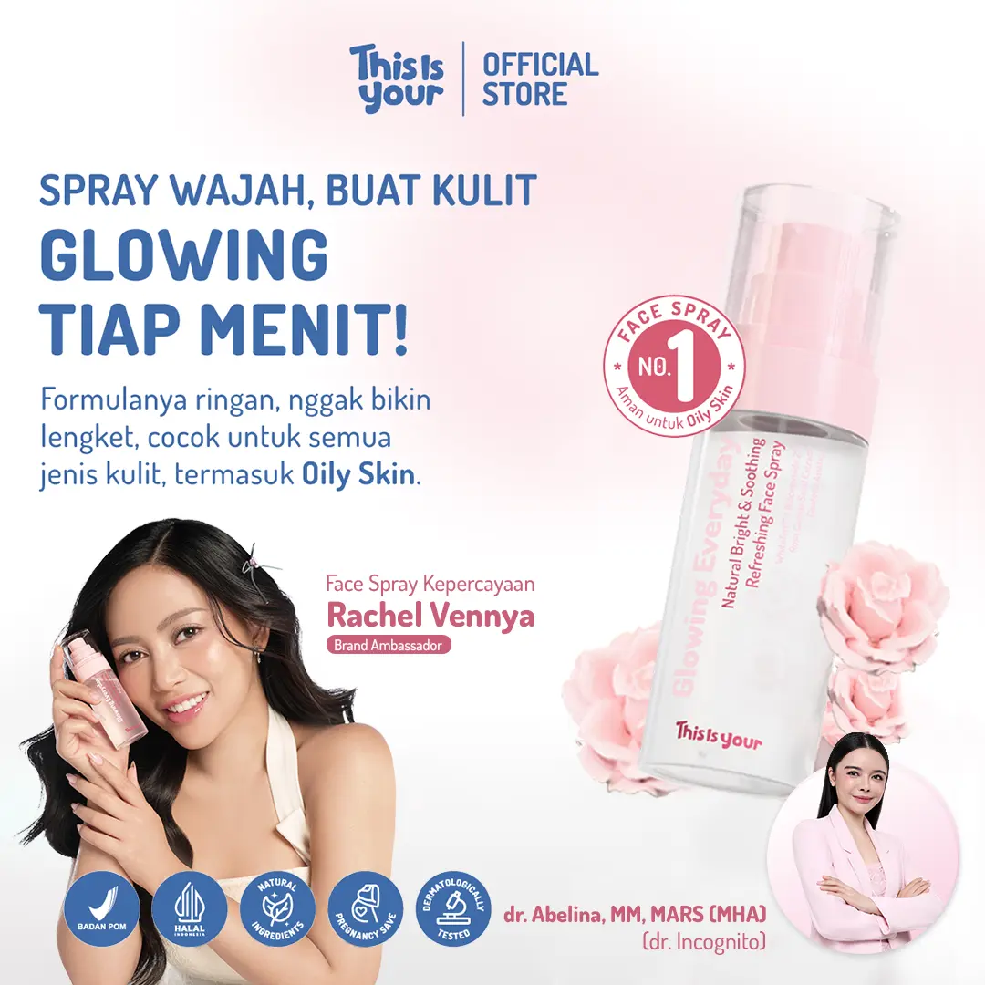 BUNA PICKS This Is Your Face Spray for Everyday Glow, Face Mist with 2% Niacinamide, Rosa Canina and Centella Asiatica