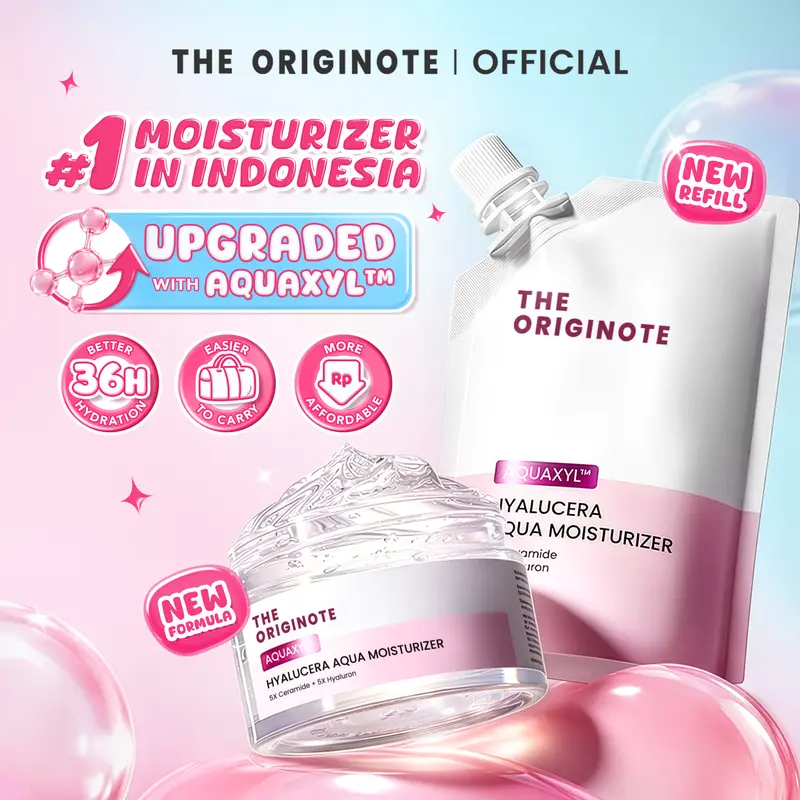 The Originote Hyalucera Feuchtigkeitsgel mit Ceramiden, Hyaluronsäure und Niacinamid, 50 ml, Gesichtspflege für fahle, zu Akne neigende Haut und die Hautbarriere
