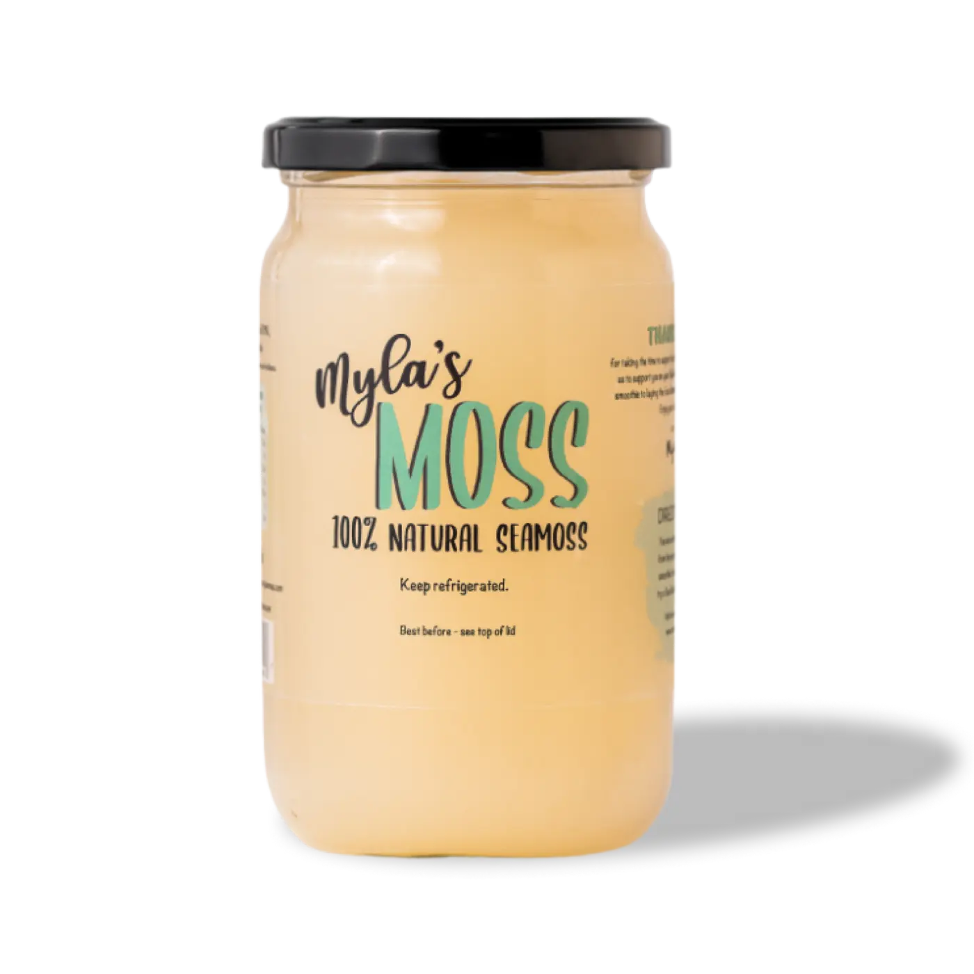 Gel de mousse de mer Myla’s Moss – 100 % issu de la cueillette sauvage, sans conservateurs, fabriqué artisanalement au Royaume-Uni, 340 ml – 1 pot | Date de péremption proche