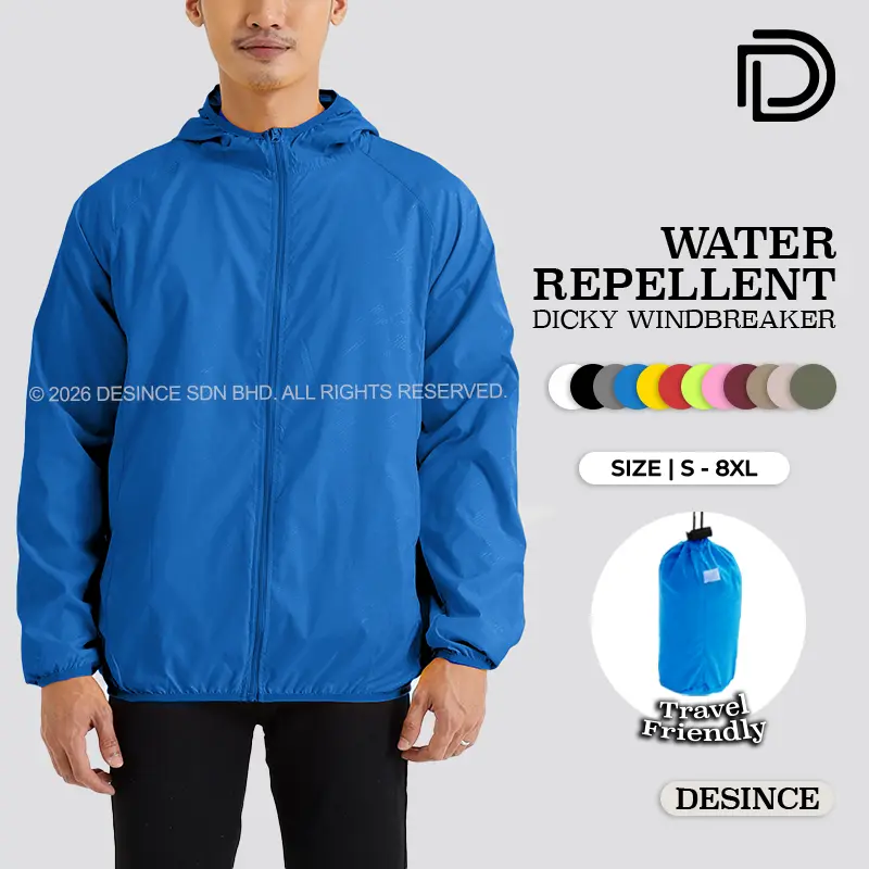 DESINCE Dicky MT 164 ultraleichte Herren-Windbreaker-Jacke, winddichte Sport- und Freizeitjacke