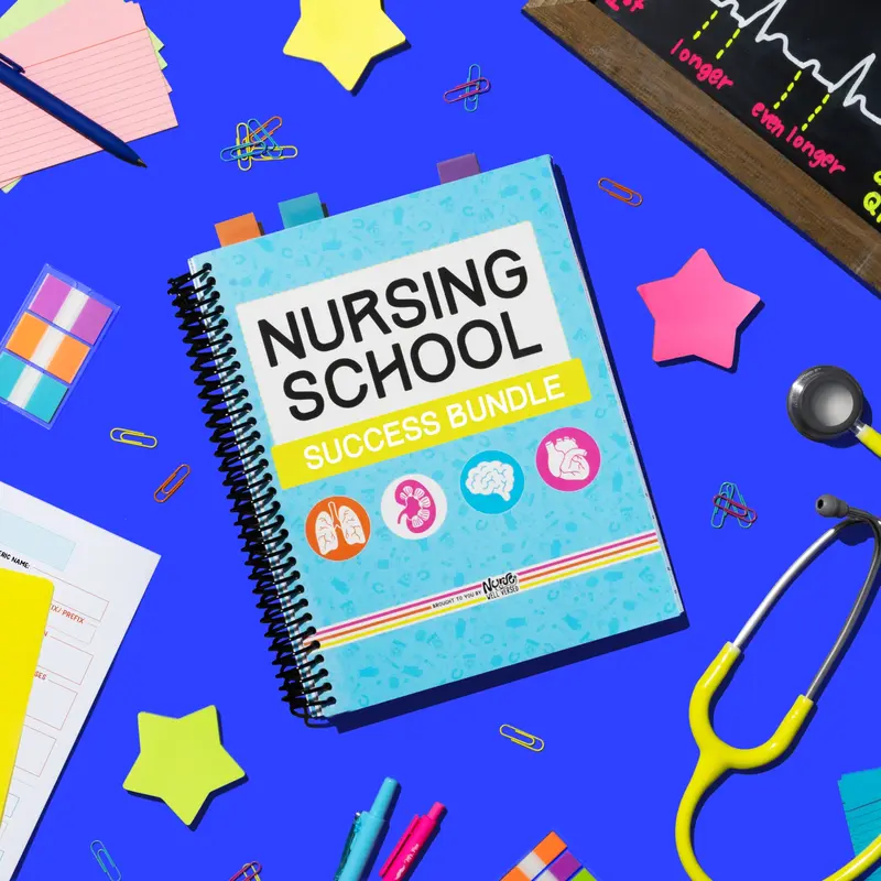 Nurse Well Versed Nursing School Success Bundle, Spiral-Bound Medical Study Book for Cardiac, Gastrointestinal, Hematology, Immune and Neuro Topics