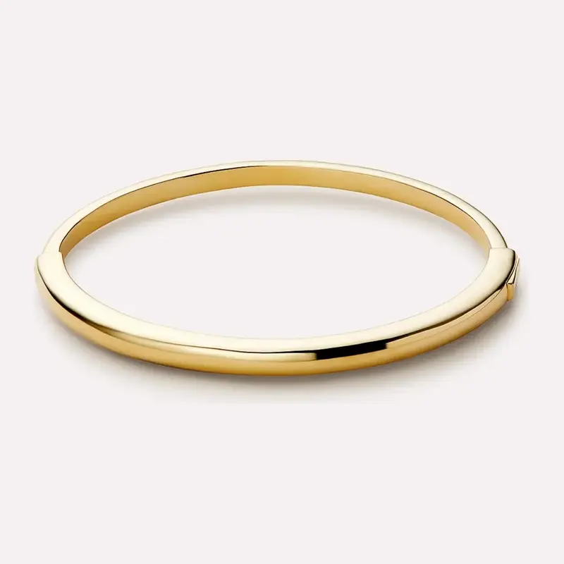 Gold Bangle Bracelet - Brynley