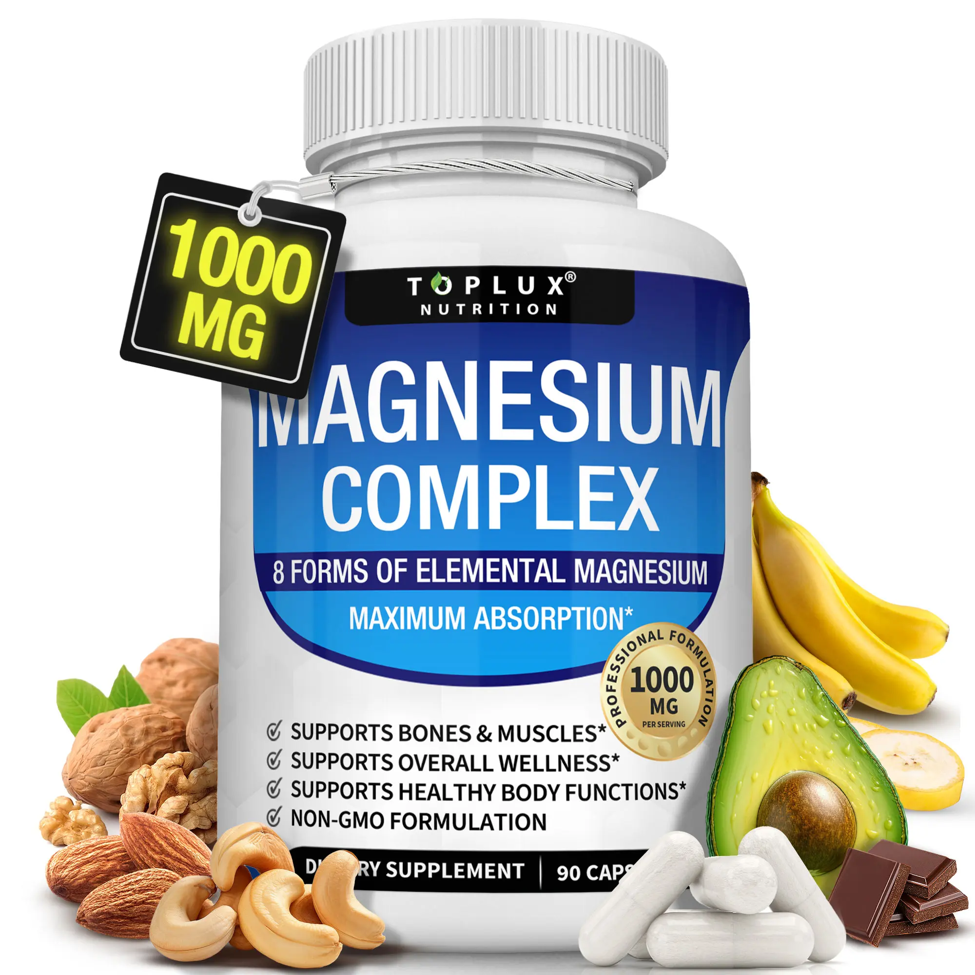 Toplux Magnesium Complex 8种必需镁复合补充剂
