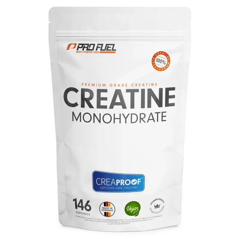 ProFuel CREAPROOF Creatine Monohydrate Powder, 1000 g, High Purity Confirmed by Independent Lab Analysis, Free from Heavy Metals and Contaminants