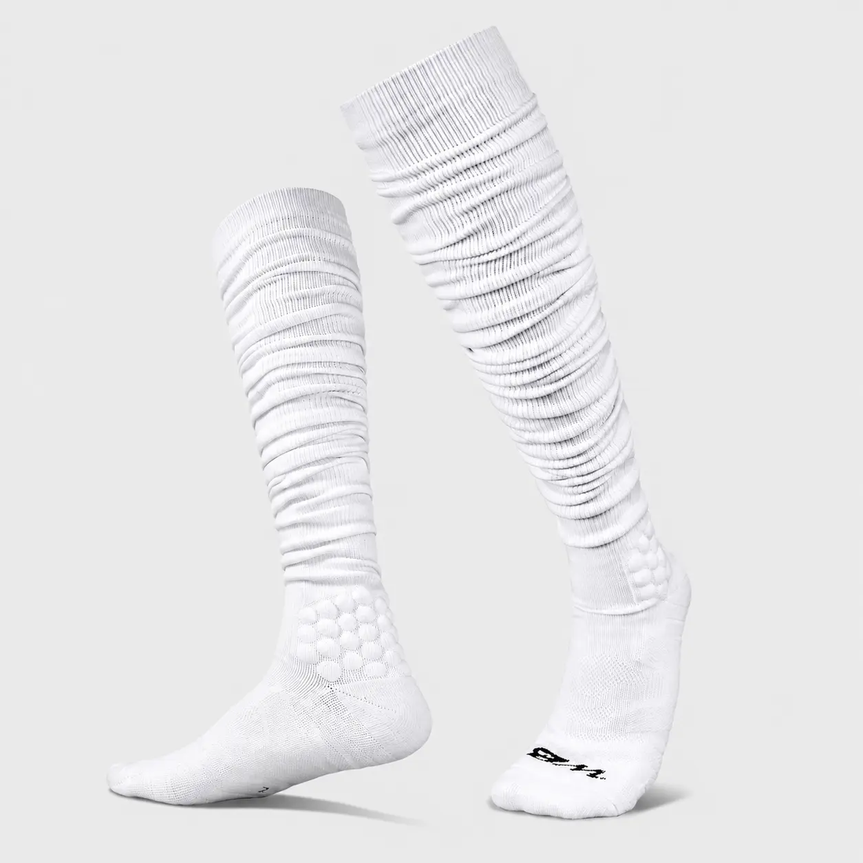 We Ball Sports Extra Long High Compression Padded Scrunch Socks, Ideal untuk Football dan Soccer, Tampilan Scrunch untuk Dewasa & Remaja/Anak