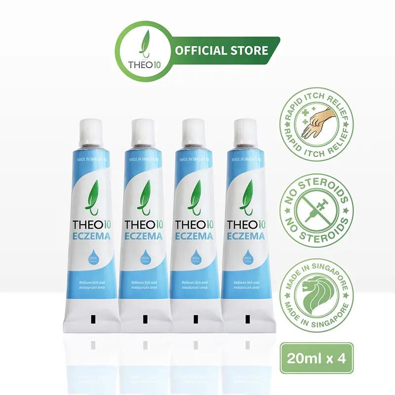 Theo10 Eczema Creams Bundle (4x20ml), Mint Healthcare, Therapeutic, Treatment sensitiveskin, lotion