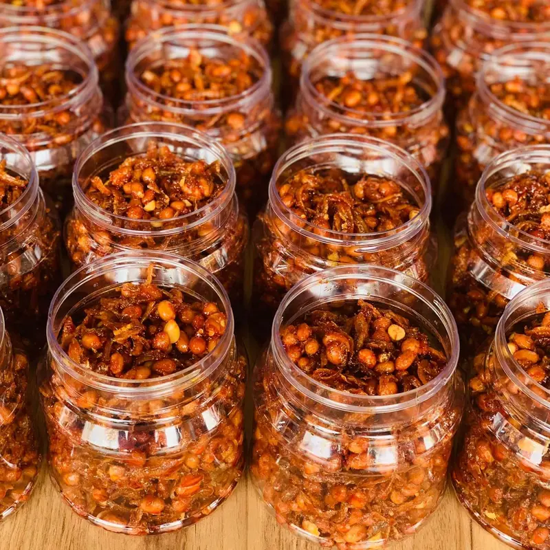 Sambal Kacang Bilis Ketagih, 400 g Peanut and Anchovy Sambal