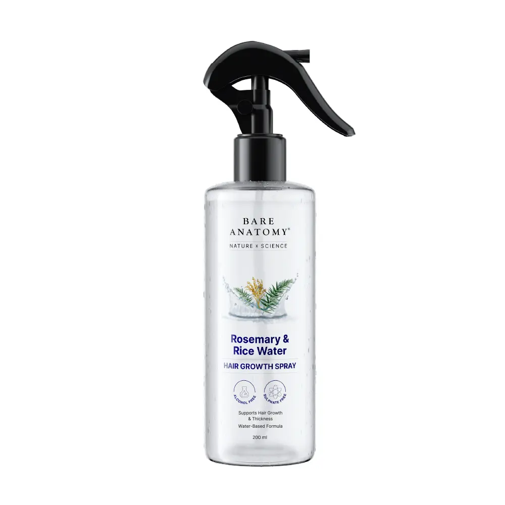 Spray Perawatan Rambut Rosemary & Rice Water untuk Pertumbuhan Rambut