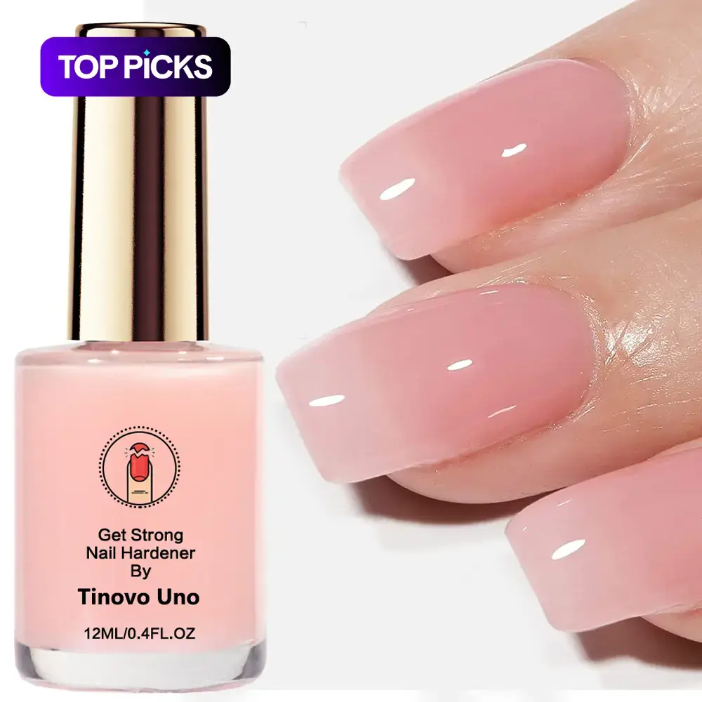 12 ml Pink Keratin-Infused Nail Strengthening Serum, Quick-Drying, Alcohol-Free Post-Gel Nail Care