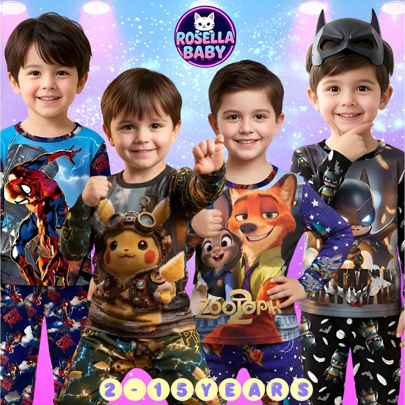 Rosella Boys' Long-Sleeve Pyjama Set